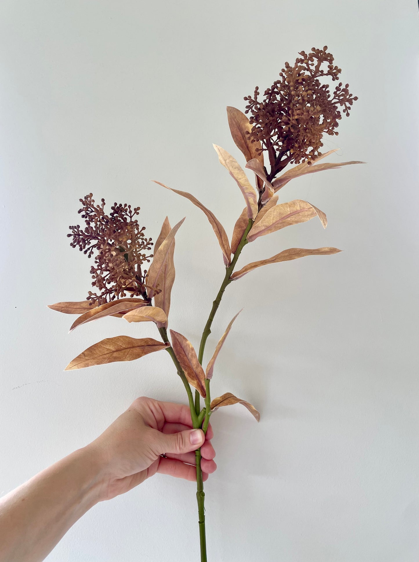 Faux skimmia stem