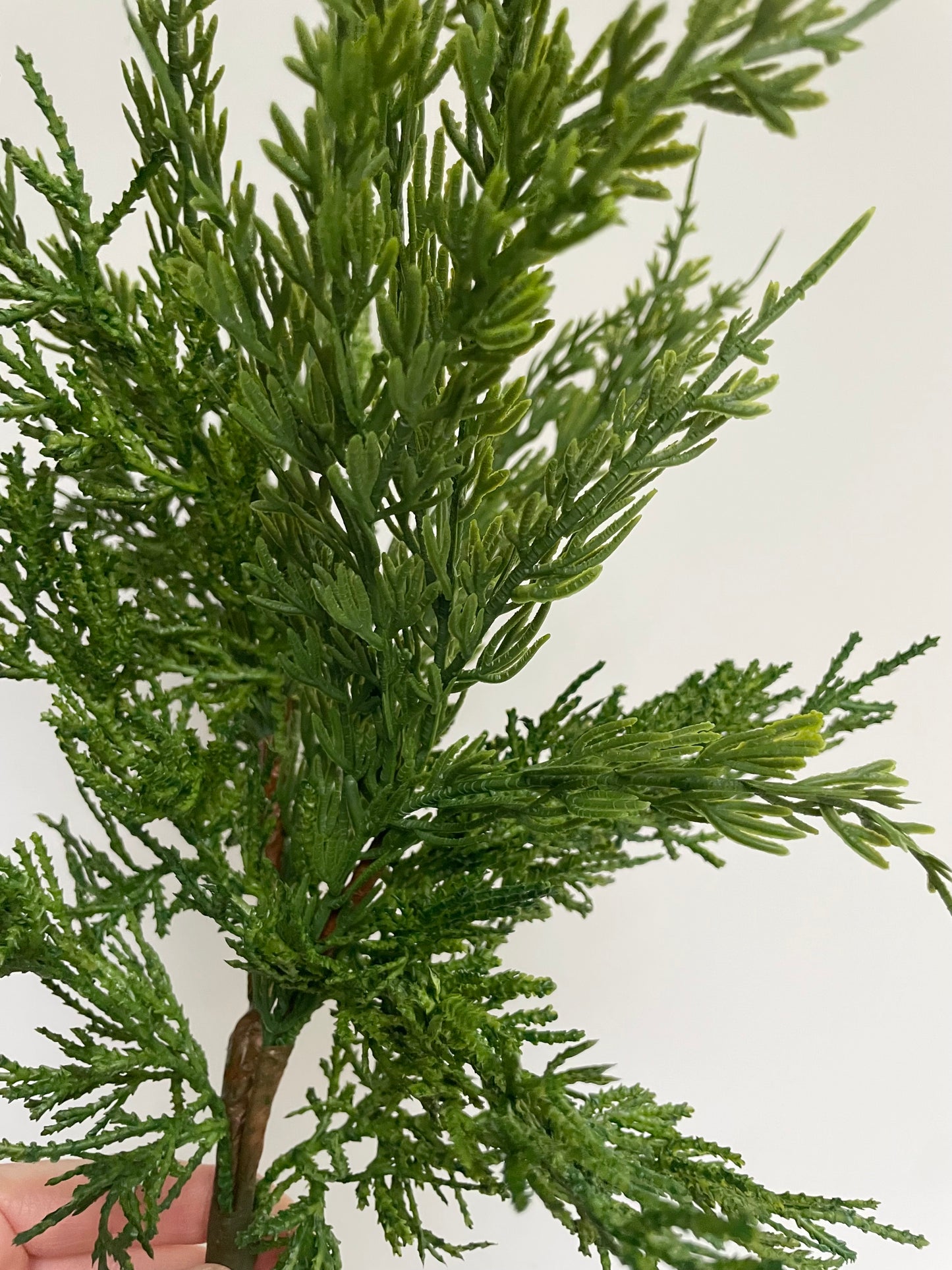 Faux cedar stem