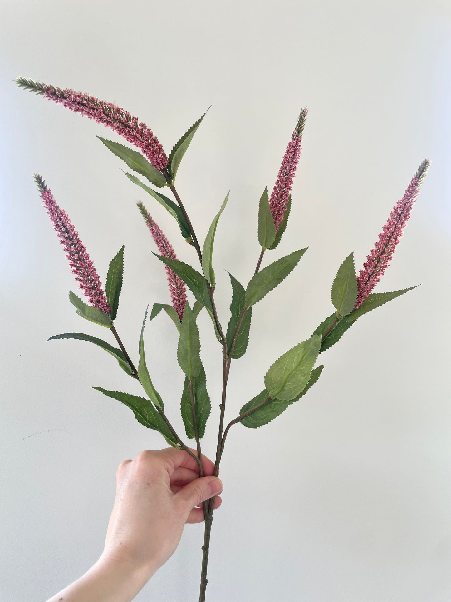 Faux Veronica stem - pink
