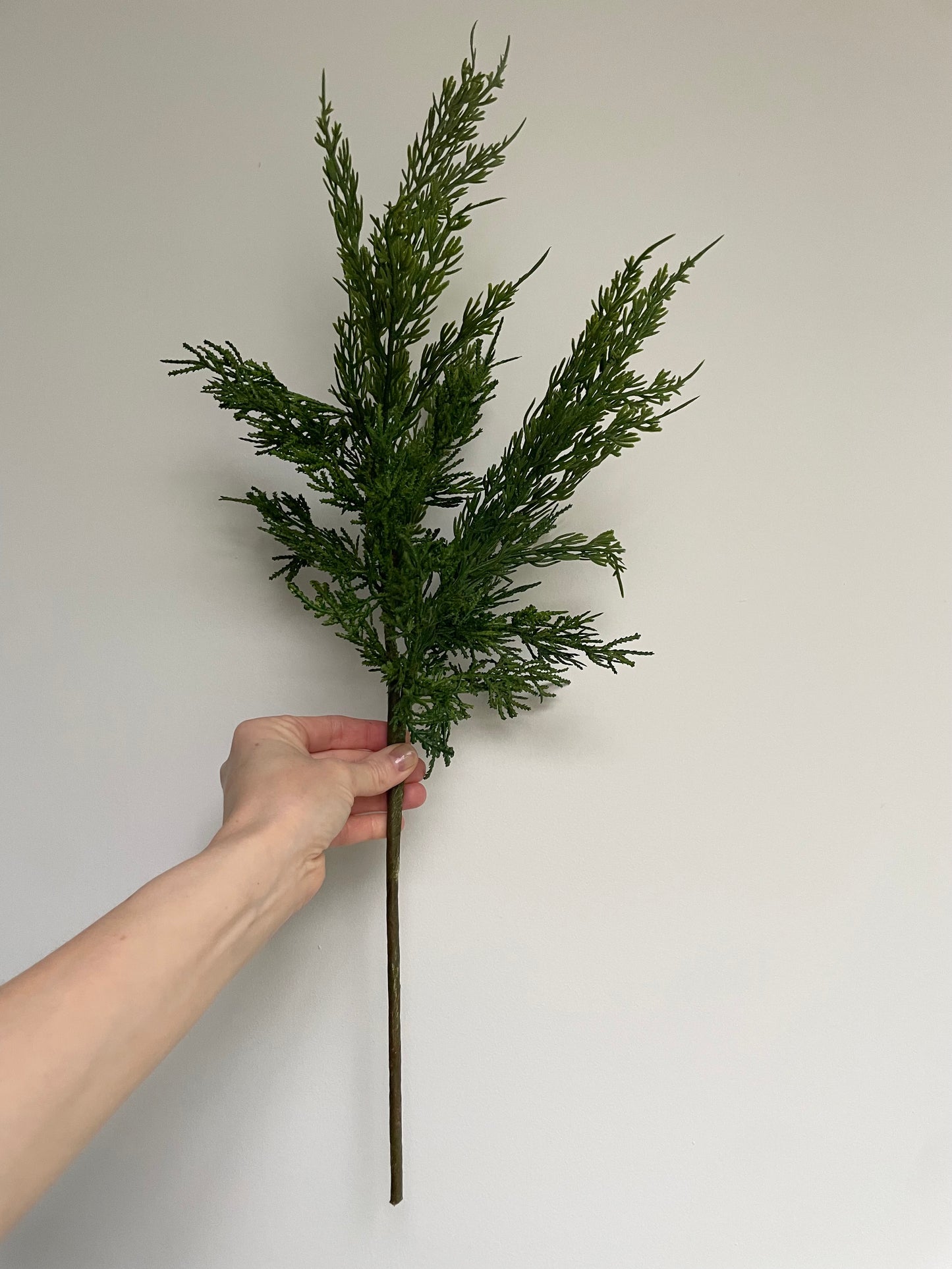 Faux cedar stem