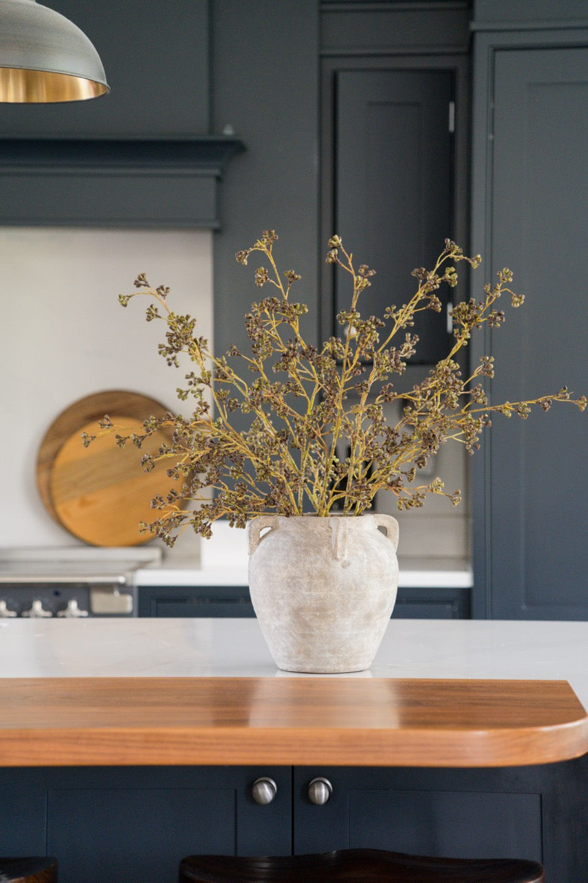 Faux Autumn moss berry arrangement - large