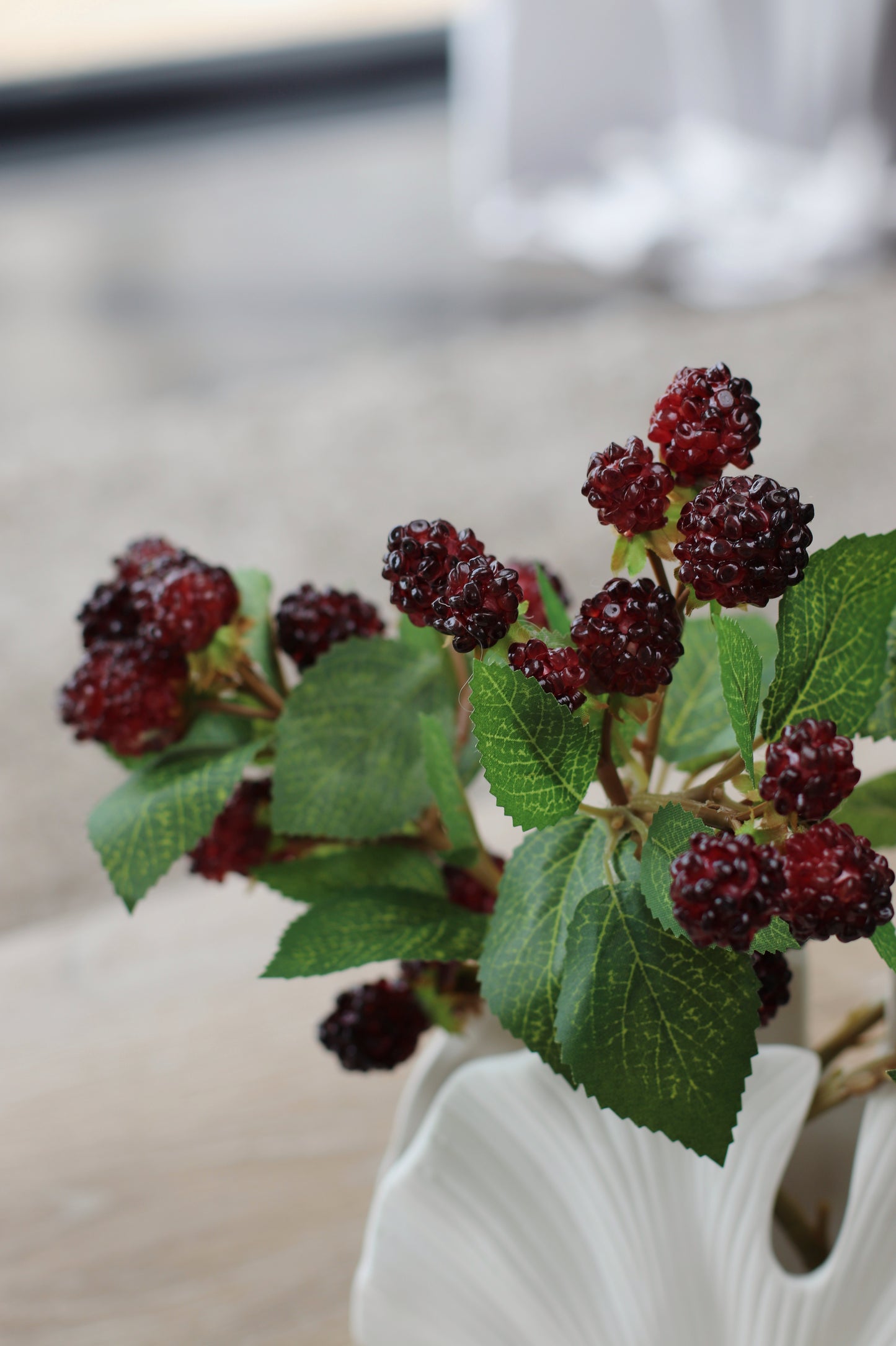Faux blackberry posy