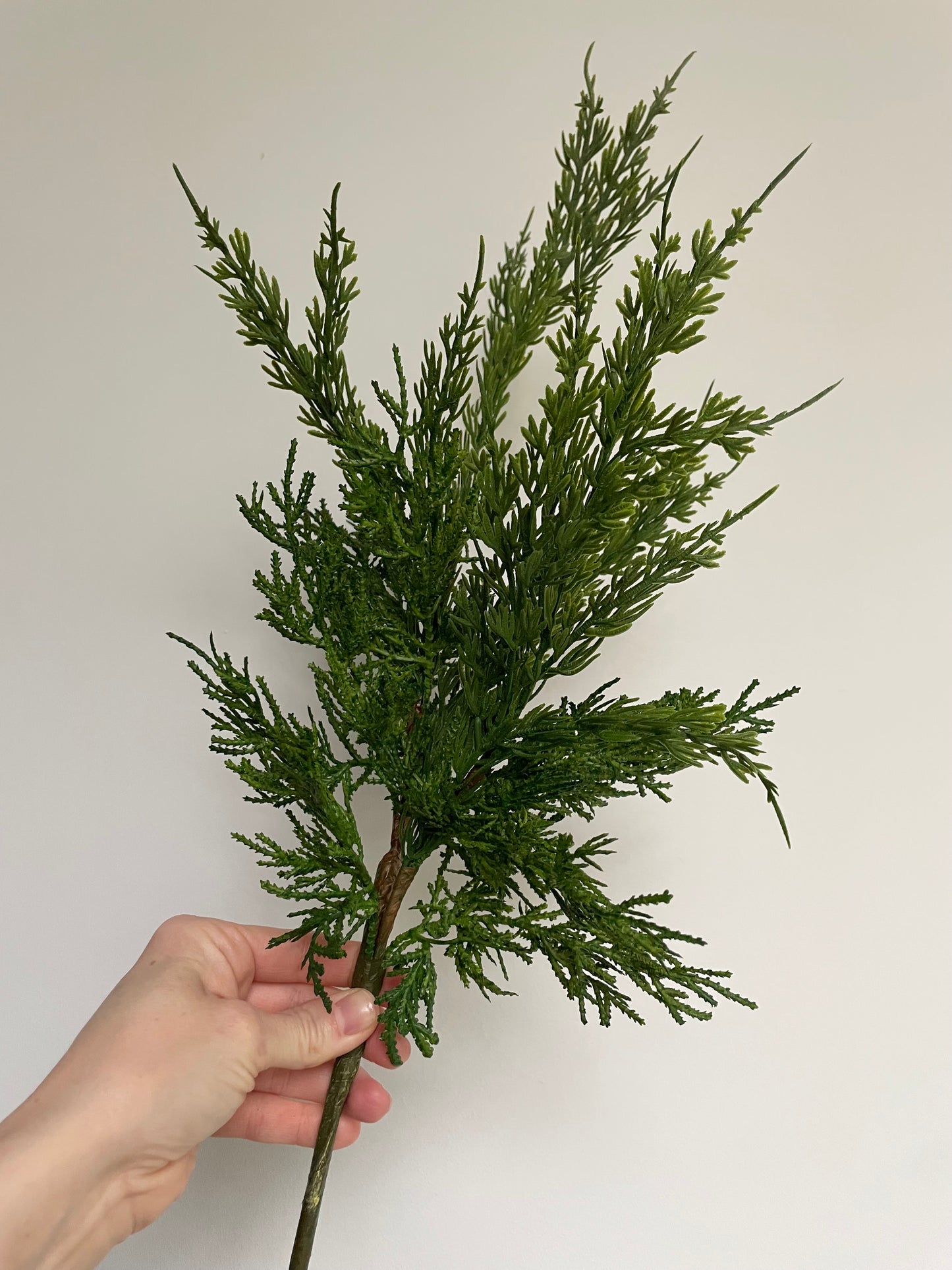 Faux cedar stem
