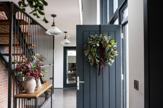 PRE ORDER Wild mulberry faux wreath