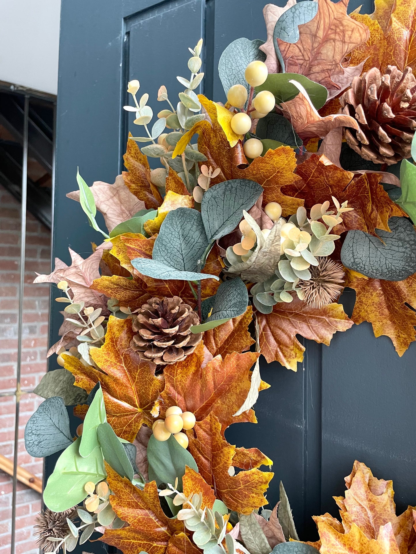 Autumn forest floor wreath