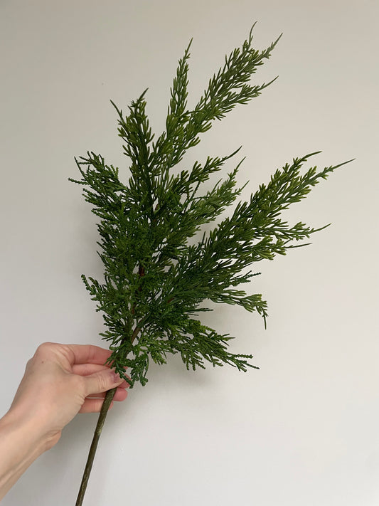 Faux cedar stem