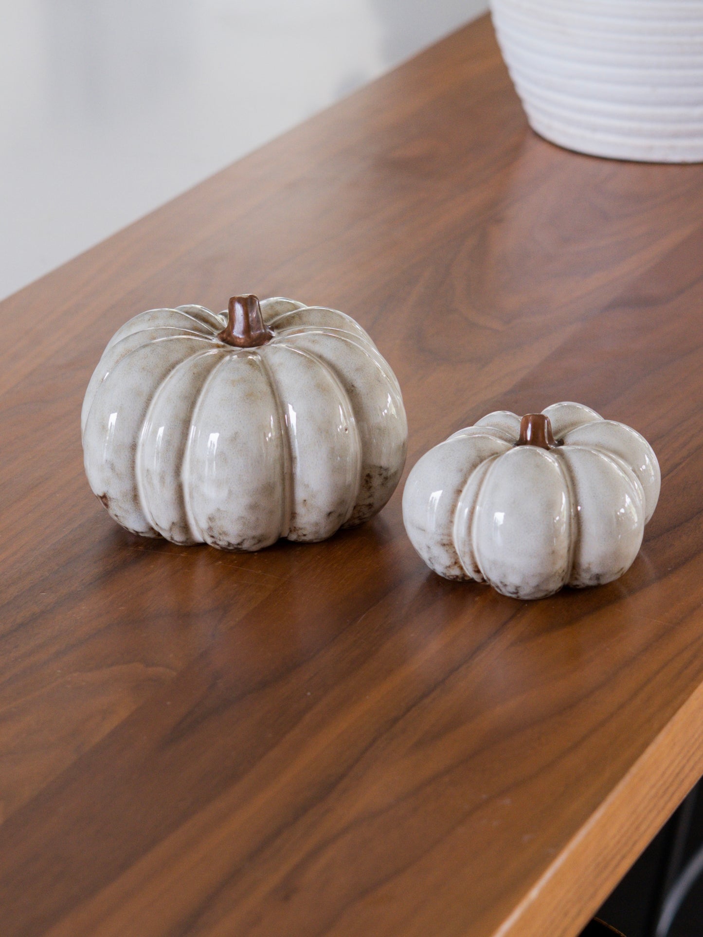 Ceramic pumpkin - medium