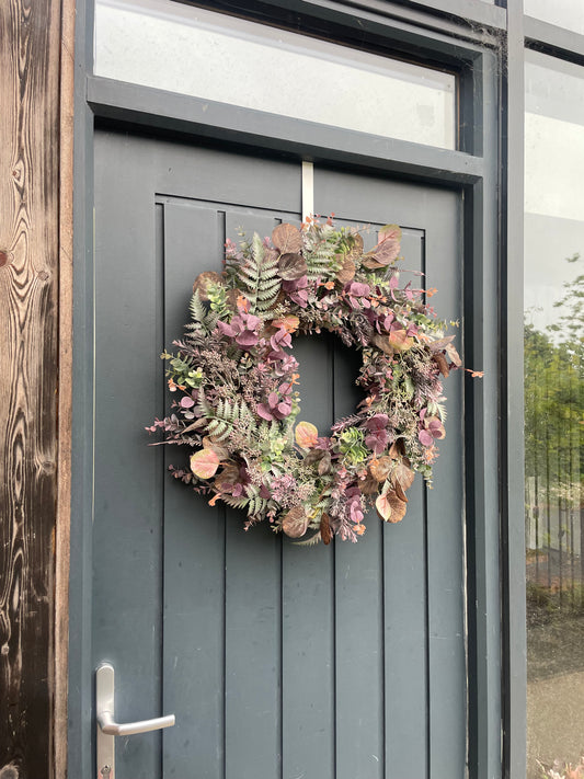 Autumn eucalyptus wreath