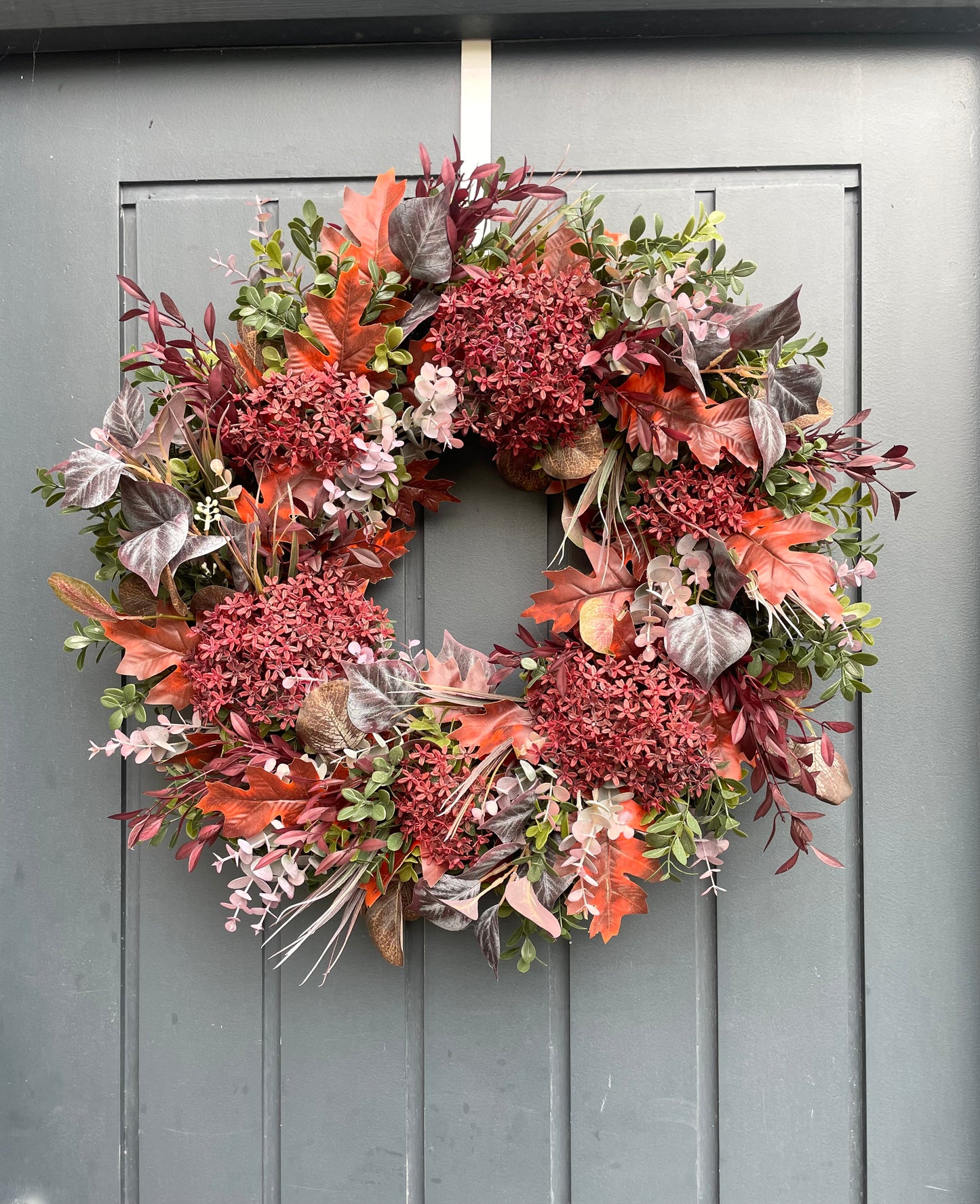 Autumn mulberry wreath