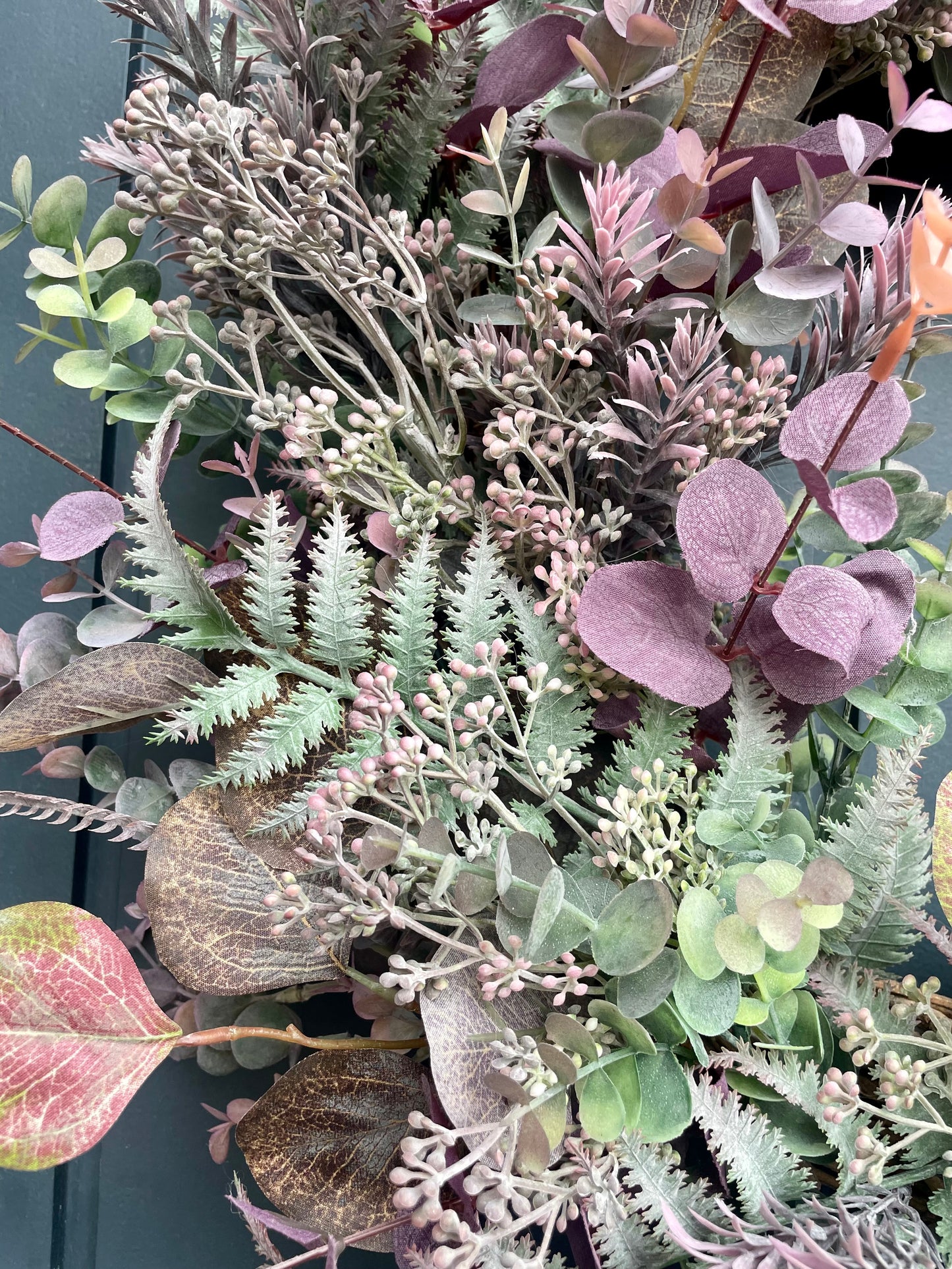 Autumn eucalyptus wreath