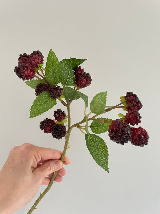 Faux blackberry stem