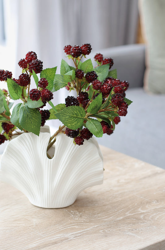 Faux blackberry posy