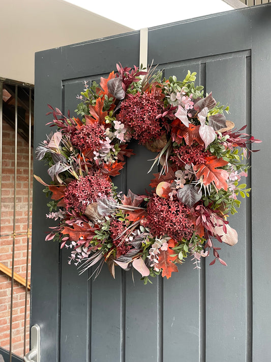 Autumn mulberry wreath