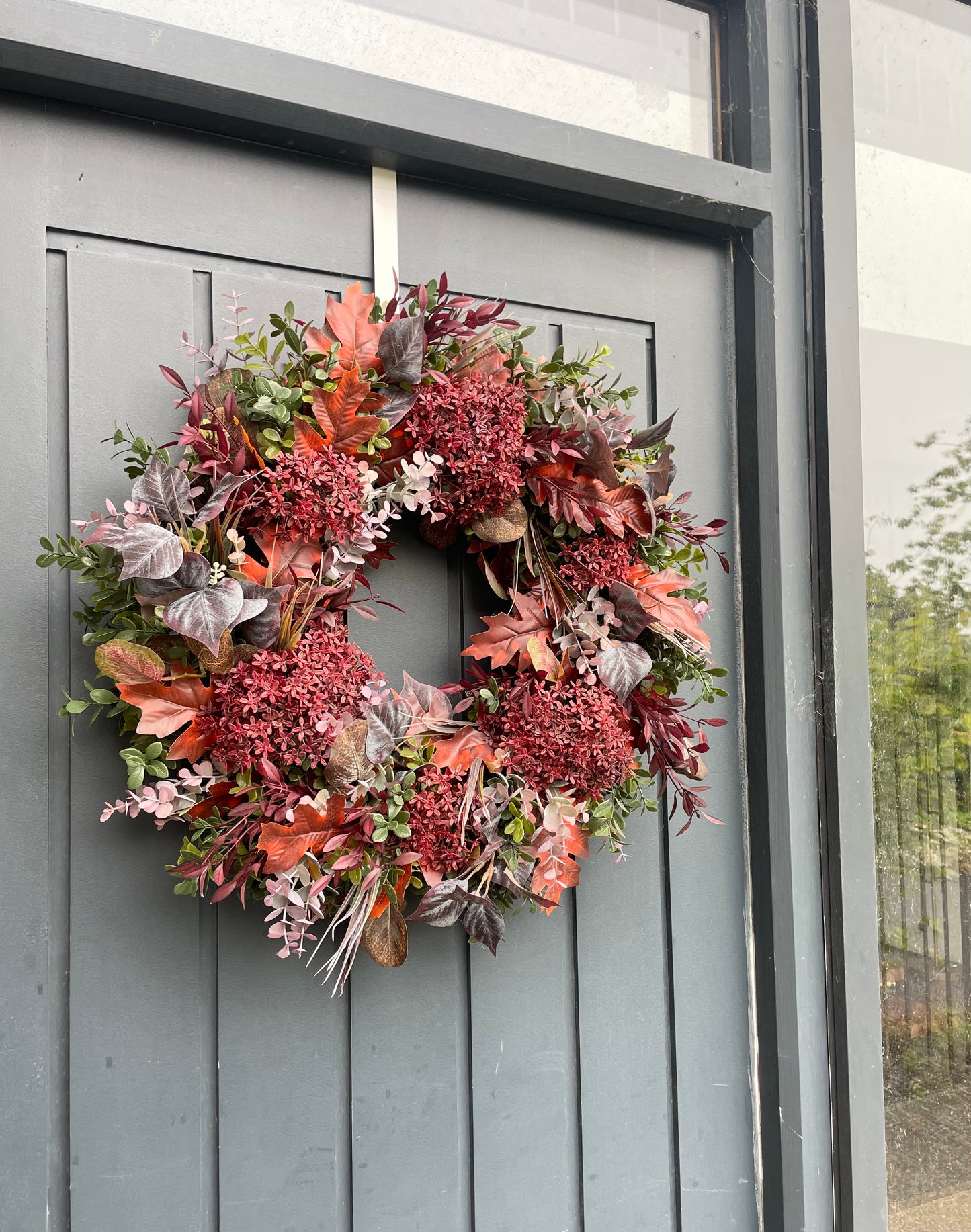 Autumn mulberry wreath