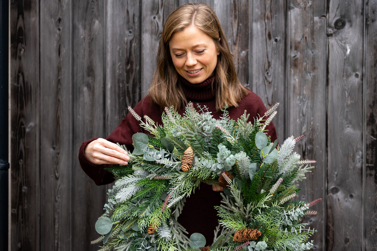 The ultimate fauxliage Christmas wreath