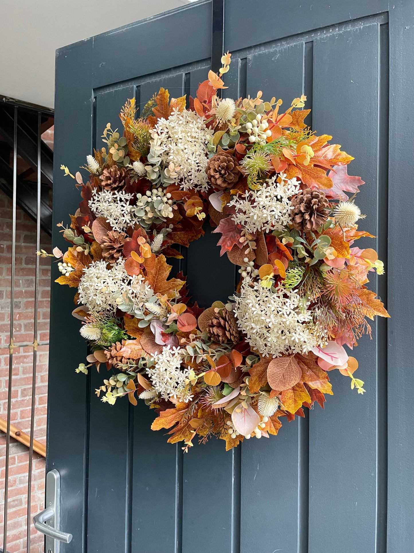 Autumn elderberry wreath