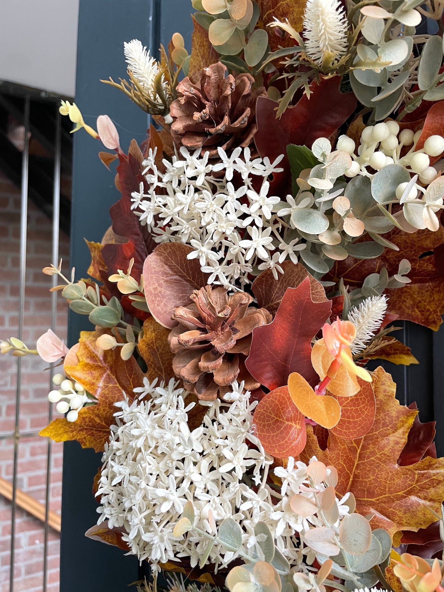 Autumn elderberry wreath