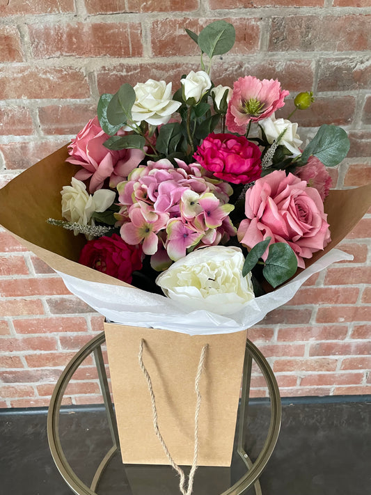 Mother’s Day gift bouquet - mixed pinks