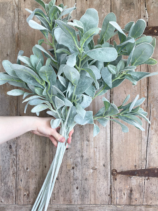Faux lambs ear stem