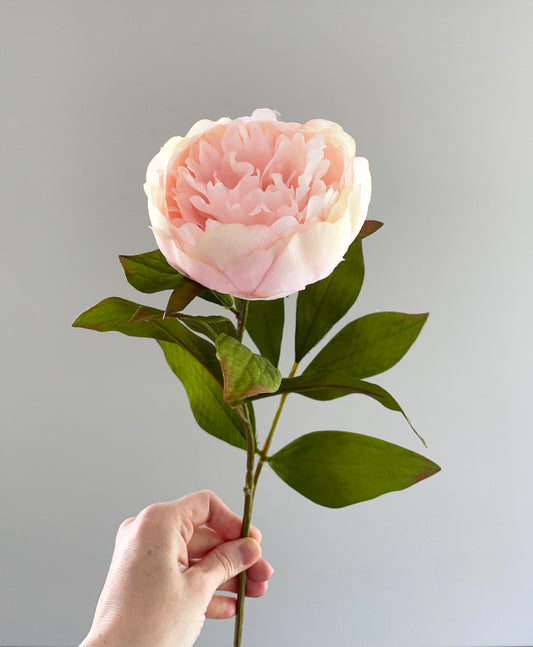 Faux pink peony